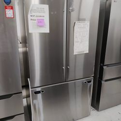 New 
27 cu. ft. Smart Counter-Depth MAX French Door Refrigerator with Internal Water Dispenser in 