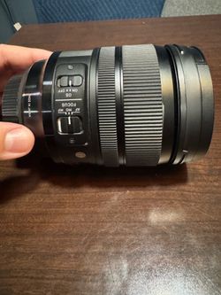 F2.8 Sigma lens 24-70mm art lens canon EF with Mount Adapter EF-EOS R