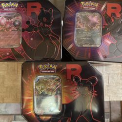 Pokemon TCG Team Rocket Tins , Nidoking, Persian