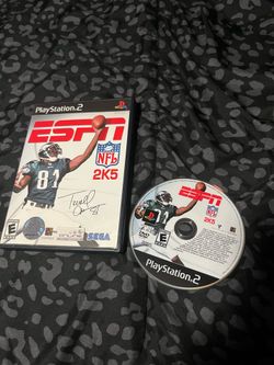 Ps2 PlayStation 2 video games espn NFL 2k5 $5