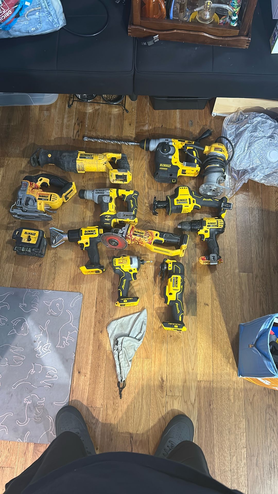 Slightly Used Dewalt Cordless Tools