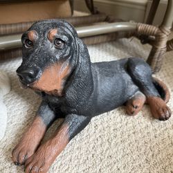 Lifelike Dog Statue (looks so real)