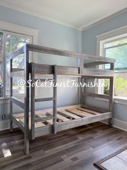 Twin bunk bed frame - No mattress
