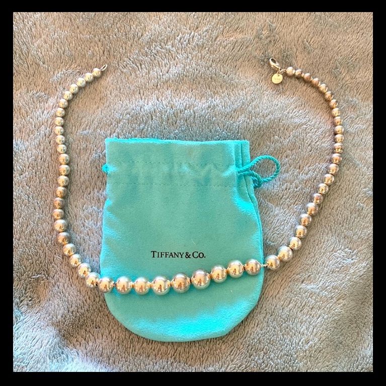 Tiffany ball necklace 