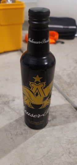 Anheuser-Busch Collectible Black Aluminum Bottle