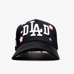 Dad Cap LA Hat - Black SnapBack Dodgers 