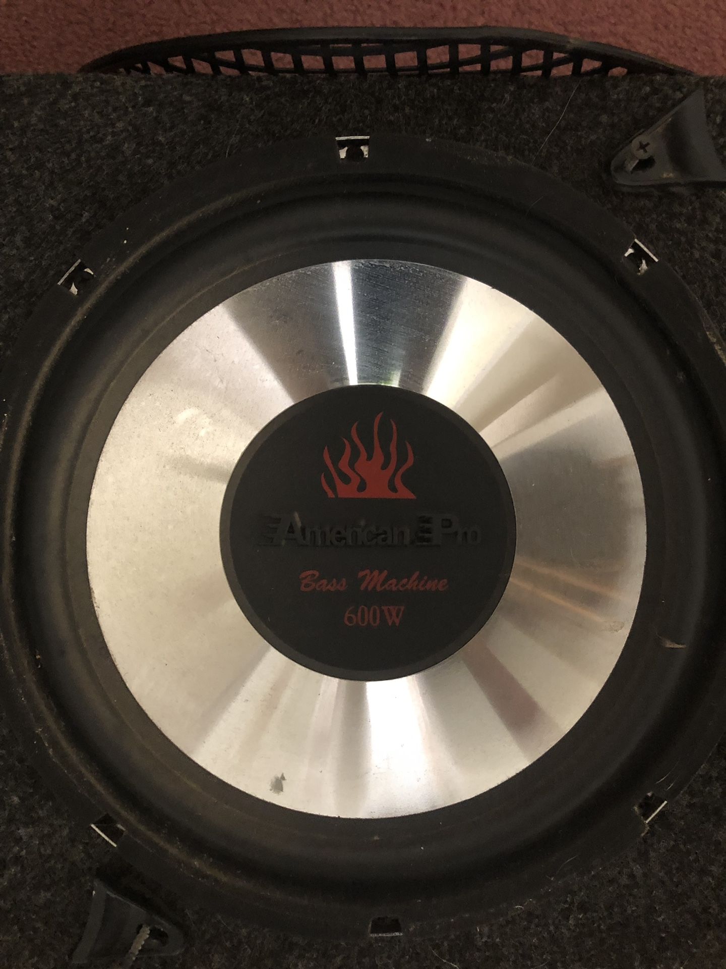 American pro on sale bass machine subwoofer