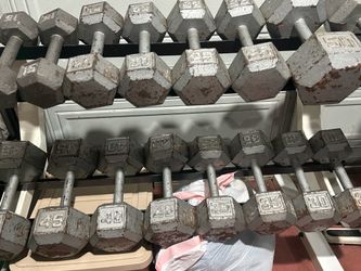 Hex dumbbells
