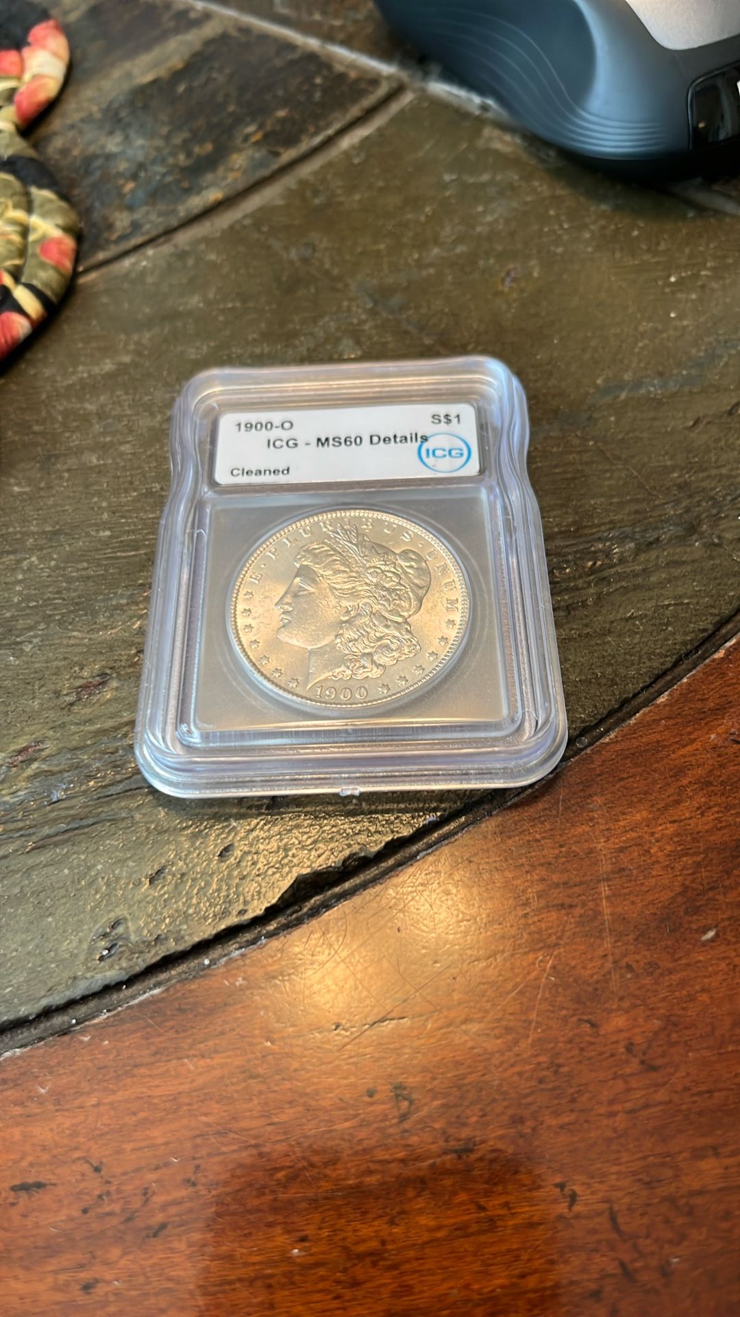 1900-O Morgan Silver Dollar Graded MS60! Uncirculated