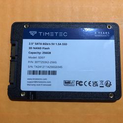 Timetec 256GB SSD 3D NAND SATA III 6Gb/s 2.5 Inch