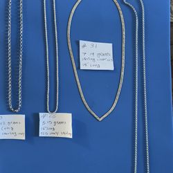 Charming 925 Sterling Silver Necklace,stunning jewelry, Please check out all photos for details,EACH