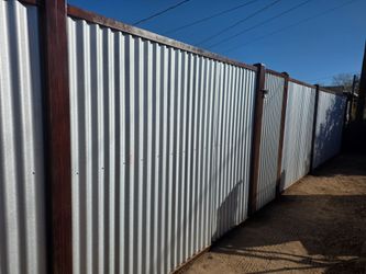 Corrugated Metal Fence/ Gates Tucson AZ 🌵