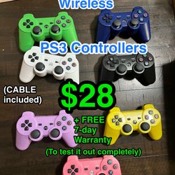 🎮 Brand New Wireless PS3 Controllers 🔥 