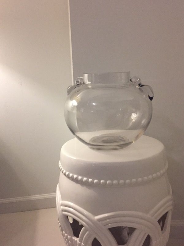 GORGEOUS GLASS VASE BOWL- DECOR