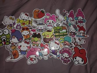 25 Small Hello Kitty And Friends Stickers