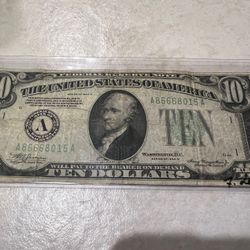1934  Series Ten Dollars Note