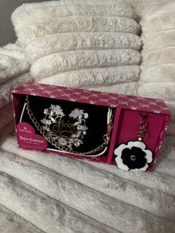 juicy couture mini shoulder bag with charm