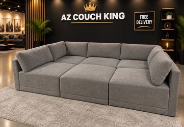 6pc Thomasville Fallon Modular Sectional Couch-FREE DELIVERY 🚚