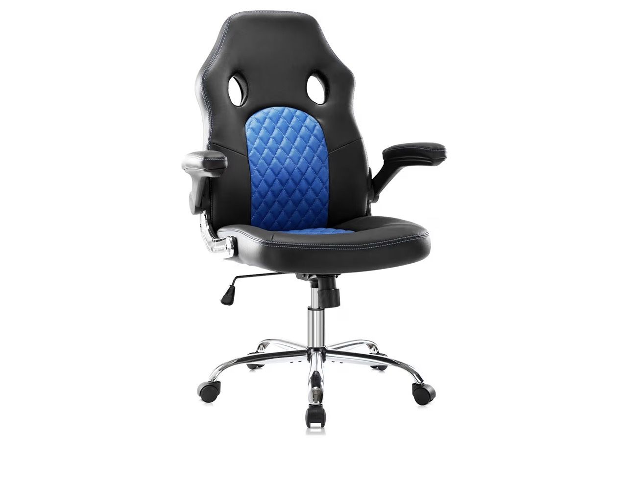 SMUG Gaming Chair Ergonomic Office Chair PU Leather Computer Chair High Back Desk Chair Adjustable Swivel Task Chair with Lumbar Support