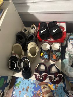 Toddler Shoes Lot – Nike, Crocs, Vans & More