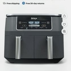 Ninja 8wt Dual Air Fryer/Dehydrator. Excellent Condition 9+.