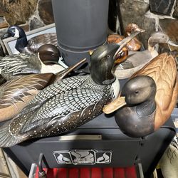 Large Wooden Decoys