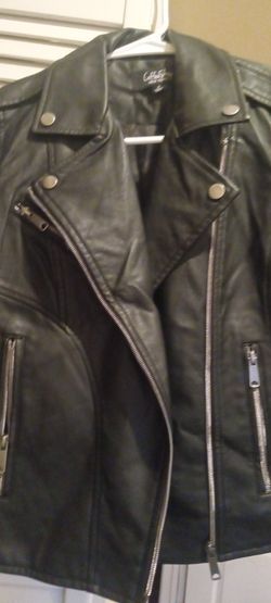Faux Moto Jacket Womans