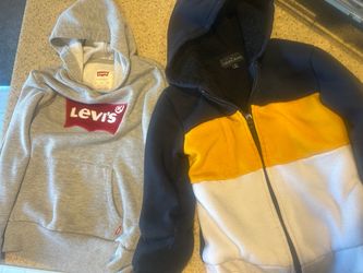 Levi's Hoodie & Steve's Jeans Zip-Up Bundle