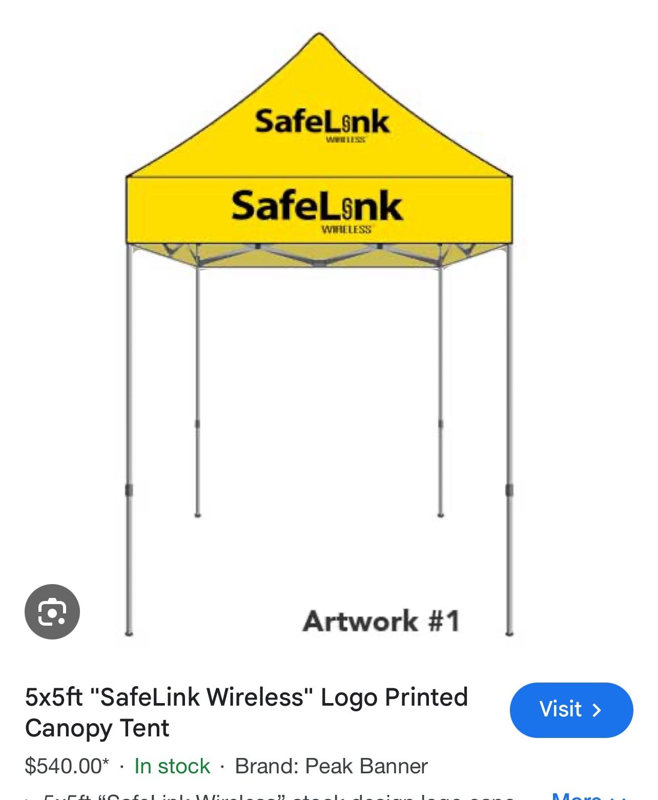 Safelink Tent 5x5