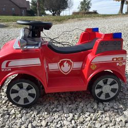 Motorized Paw Patrol Car 