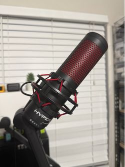 HyperX QuadCast USB Condenser Gaming Microphone w/ Boom Arm