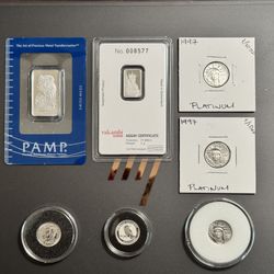 PLATINUM PIECES FOR SALE