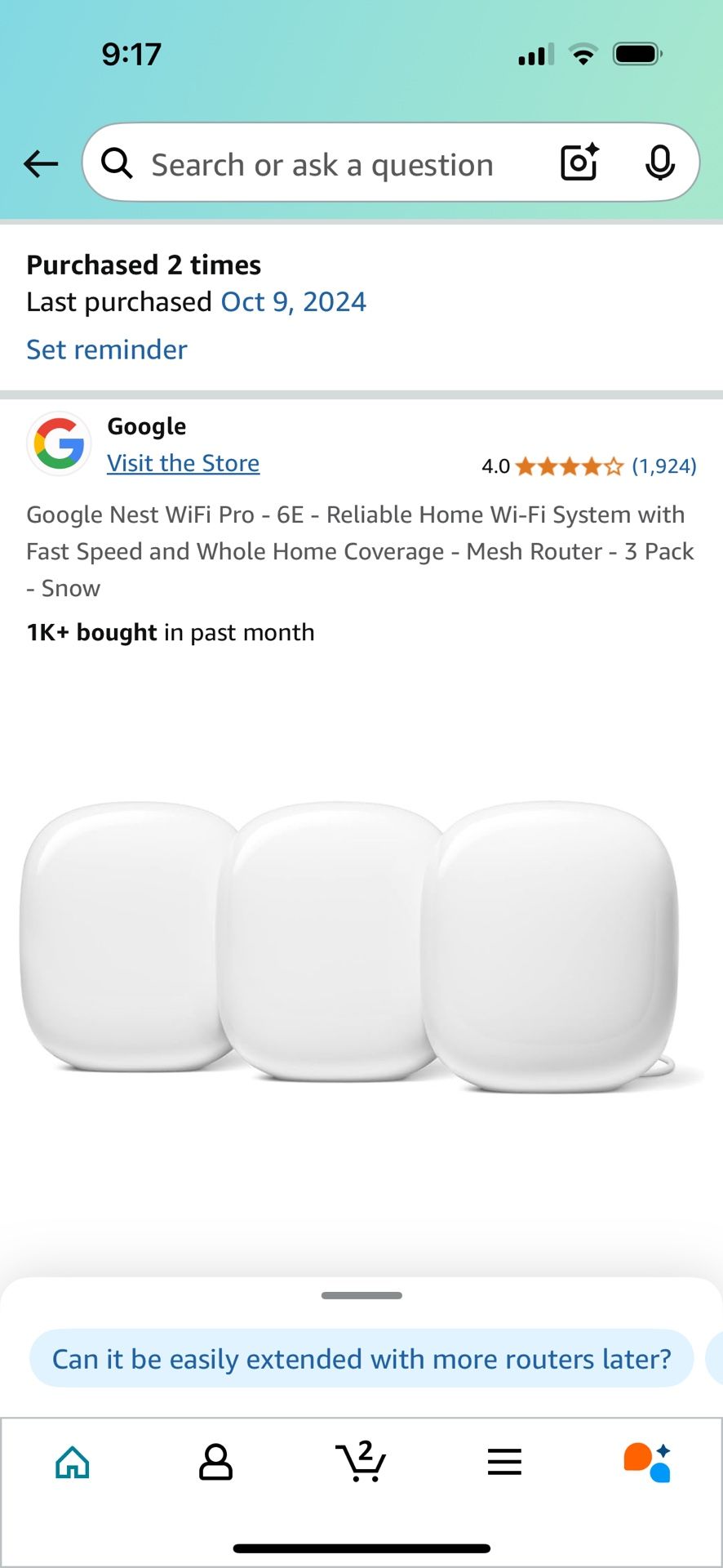 Nest Wi-Fi Pro Mesh Routers (9 of them!)