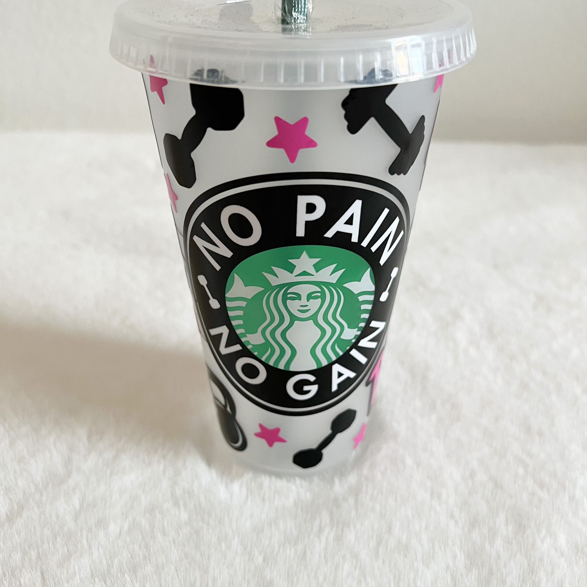 Gym Fuel/Weights Starbucks Cold Cup Wrap – thepapergardenn