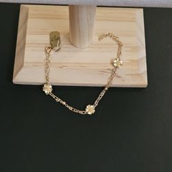 18k Gold Bracelet 7 Inch