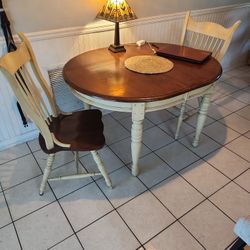 Dining room table with four chairs