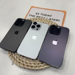 Apple iPhone 14 Pro 5G - Pay $5 Down Today to take it home in Payments