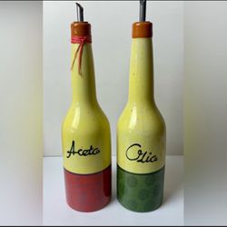 Olio & Aceto decanters