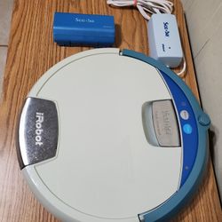 iRobot  Scooba Automatic Self Driving Vacuum Robot. (with Extra battery)