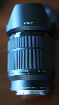 Sony 28-70 E mount lens