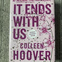 Colleen Hoover Hard Cover “It Ends With Us”