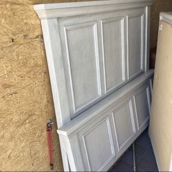 Full Size Bed, Bed Frame And Mattress