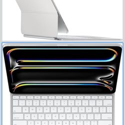  Apple iPad Magic Keyboard Case for iPad Pro 13-inch (QWERTY English) White