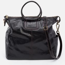 Hobo Sheila Large Satchel  Purse Black 