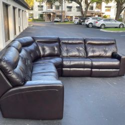 🛋️ Sofa/Couch Sectional - Brown - Recliners - Leather - Delivery Available 🚛