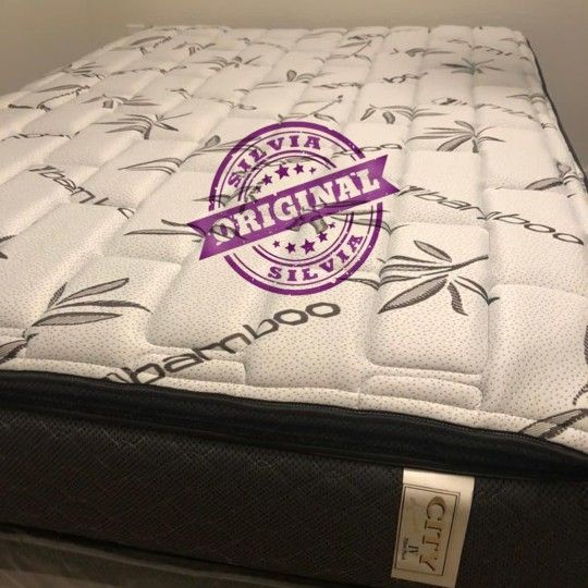 QUEEN MATTRESS PILLOW TOP COMFORT 👸ALL BED SIZES AVAILABLE KING QUEEN FULL TWIN AND BOX SPRINGS 👸BED FRAME NOT INCLUDED COLCHONES CAMAS NUEVOS