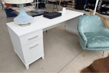 White desk