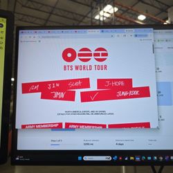 BTS 9/1 SOFI STADIUM Tickets