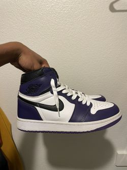 Jordan 1 Court purple sz 9.5