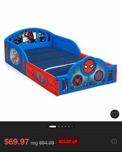Marvel Spider Man Sleep n Play Toddler Bed